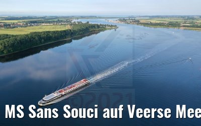 MS Sans Souci auf Veerse Meer, Niederlande 02.07.2021