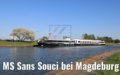 MS Sans Souci bei Magdeburg 22.04.2019