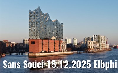 Sans Souci 15.12.2025 Elbphilharmonie und Skyline Hamburg