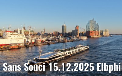 Sans Souci 15.12.2025 Elbphilharmonie und Skyline Hamburg
