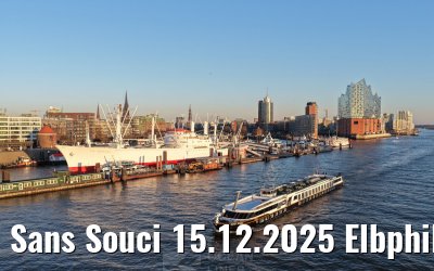 Sans Souci 15.12.2025 Elbphilharmonie und Skyline Hamburg