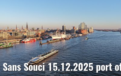 Sans Souci 15.12.2025 port of Hamburg