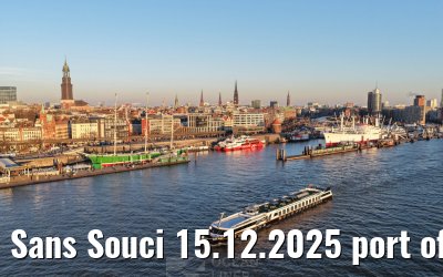 Sans Souci 15.12.2025 port of Hamburg