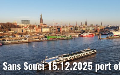 Sans Souci 15.12.2025 port of Hamburg
