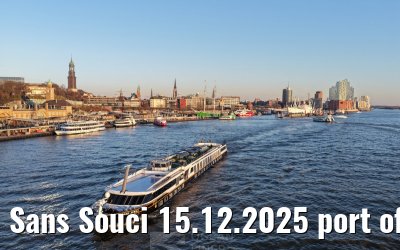Sans Souci 15.12.2025 port of Hamburg