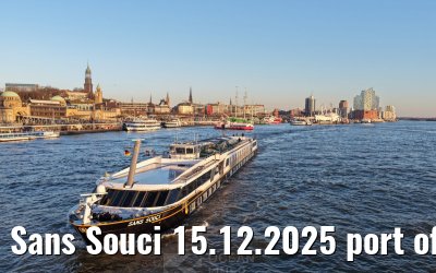 Sans Souci 15.12.2025 port of Hamburg