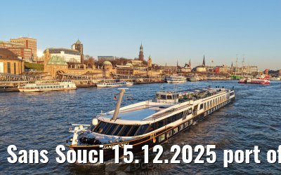 Sans Souci 15.12.2025 port of Hamburg