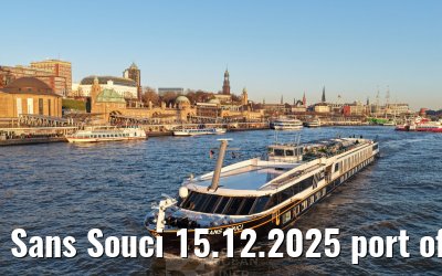 Sans Souci 15.12.2025 port of Hamburg