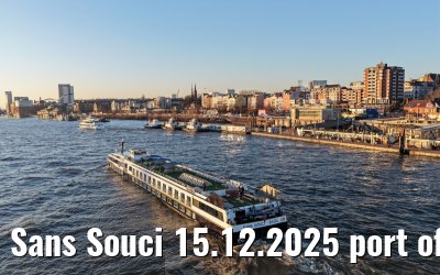 Sans Souci 15.12.2025 port of Hamburg