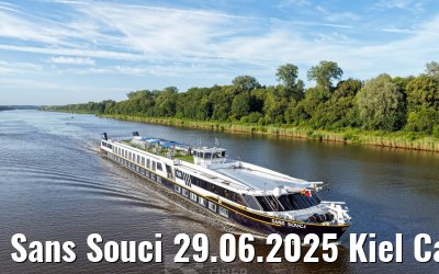 Sans Souci 29.06.2025 Kiel Canal transit