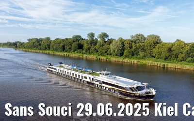 Sans Souci 29.06.2025 Kiel Canal transit