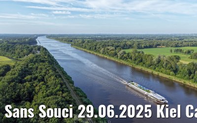 Sans Souci 29.06.2025 Kiel Canal transit