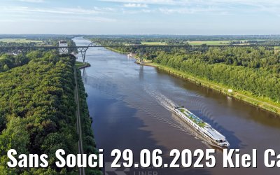 Sans Souci 29.06.2025 Kiel Canal transit