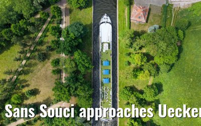 Sans Souci approaches Ueckermünde 02.06.2026
