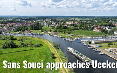 Sans Souci approaches Ueckermünde 02.06.2026