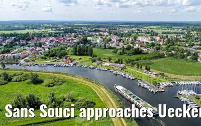 Sans Souci approaches Ueckermünde 02.06.2026