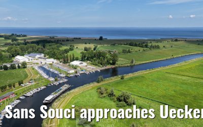 Sans Souci approaches Ueckermünde 02.06.2026