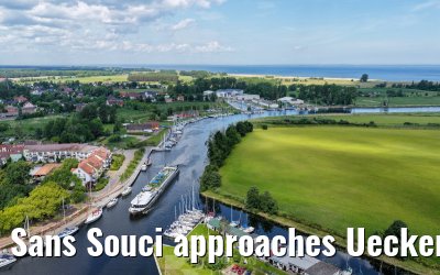 Sans Souci approaches Ueckermünde 02.06.2026