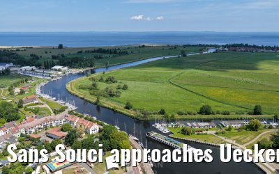 Sans Souci approaches Ueckermünde 02.06.2026