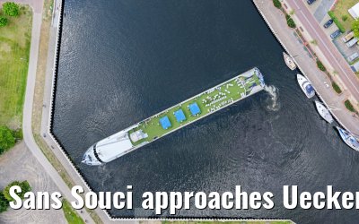 Sans Souci approaches Ueckermünde 02.06.2026