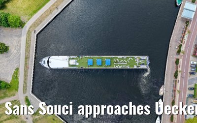 Sans Souci approaches Ueckermünde 02.06.2026