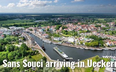 Sans Souci arriving in Ueckermünde 02.06.2026