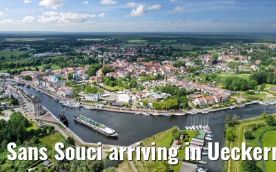 Sans Souci arriving in Ueckermünde 02.06.2026