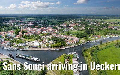 Sans Souci arriving in Ueckermünde 02.06.2026