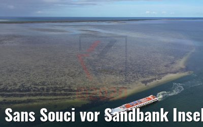 Sans Souci vor Sandbank Insel Hiddensee 09.10.2020