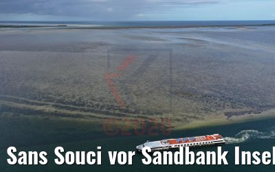 Sans Souci vor Sandbank Insel Hiddensee 09.10.2020