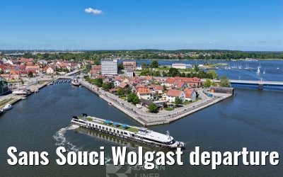 Sans Souci Wolgast departure 27.05.2026