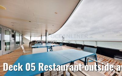 Deck 05 Restaurant outside area Scenic Eclipse