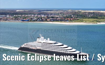 Scenic Eclipse leaves List / Sylt Island 13. Sept. 2023