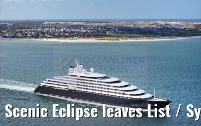Scenic Eclipse leaves List / Sylt Island 13. Sept. 2023