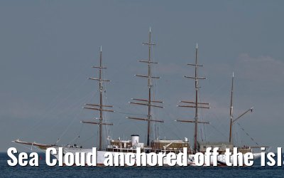 Sea Cloud anchored off the island of Sylt, 11. May 2011