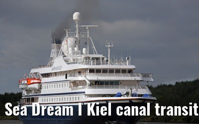 Sea Dream I Kiel canal transit 18. August 2014