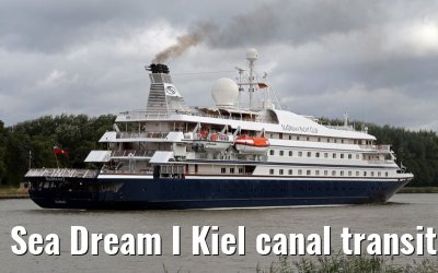 Sea Dream I Kiel canal transit 18. August 2014