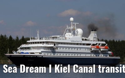 Sea Dream I Kiel Canal transit 28. August 2014