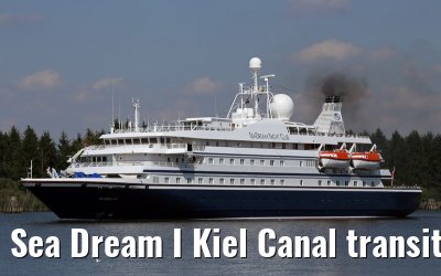 Sea Dream I Kiel Canal transit 28. August 2014