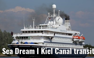 Sea Dream I Kiel Canal transit 28. August 2014