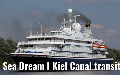 Sea Dream I Kiel Canal transit 28. August 2014