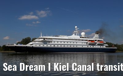 Sea Dream I Kiel Canal transit 28. August 2014