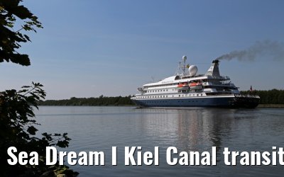 Sea Dream I Kiel Canal transit 28. August 2014