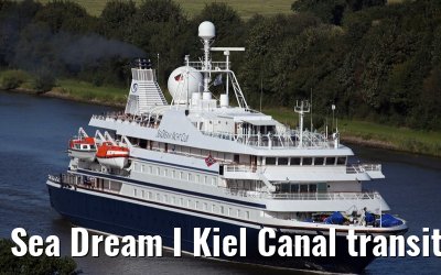 Sea Dream I Kiel Canal transit 28. August 2014