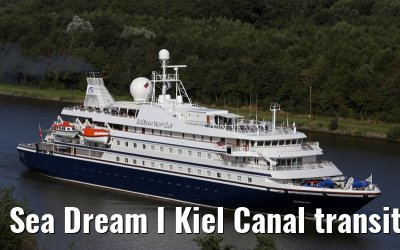 Sea Dream I Kiel Canal transit 28. August 2014