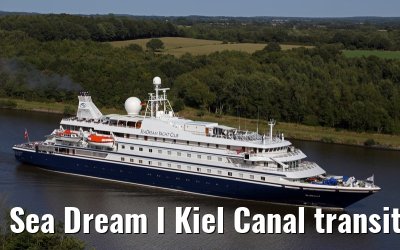 Sea Dream I Kiel Canal transit 28. August 2014