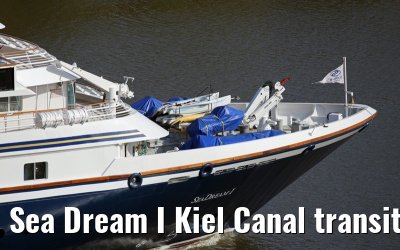 Sea Dream I Kiel Canal transit 28. August 2014