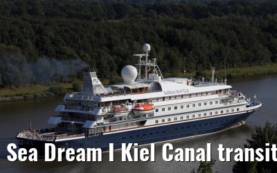 Sea Dream I Kiel Canal transit 28. August 2014