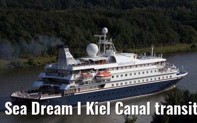 Sea Dream I Kiel Canal transit 28. August 2014