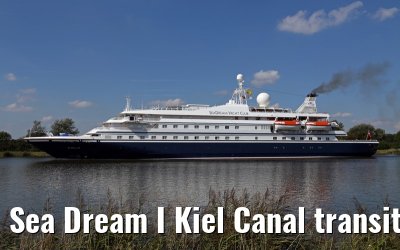 Sea Dream I Kiel Canal transit 28. August 2014